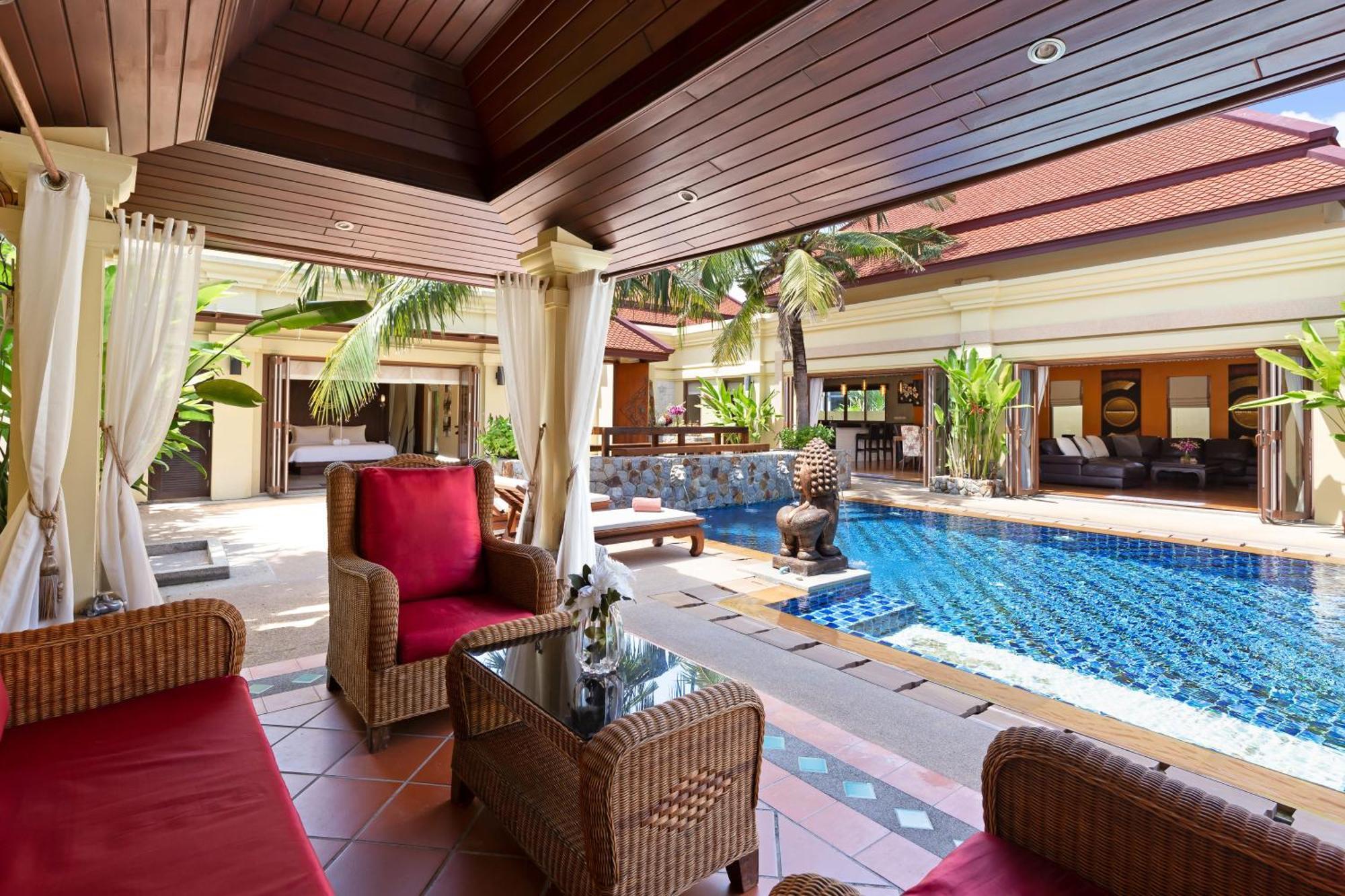 Extraordinary Courtyard 6Br Pool Villa Sri Suri, Naiharn Rawai Dış mekan fotoğraf
